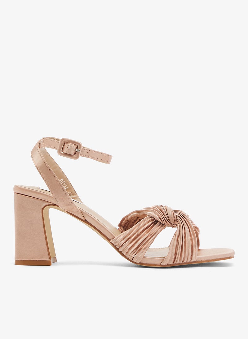 BE MINE Block Heel Sandals - Image 1